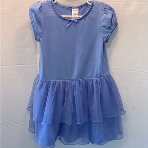 2t Girl  cap sleeve periwinkle dress